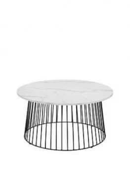 Julian Bowen Broadway Marble Effect Coffee Table