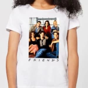 Friends Group Photo Womens T-Shirt - White - 3XL