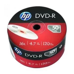 HP DVD-R 16X 4.7GB Wrap Pack of 50 69303