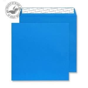 Creative Colour Caribbean Blue Peel and Seal Wallet 220x220mm Ref 510