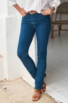 Esme Slim Fit Straight Leg Stretch Jeggings 27"