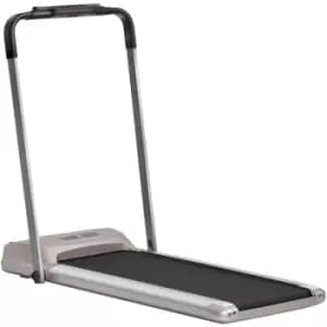 HOMCOM Folding Treadmill, 1-10km/h Electric Running Machine w/ LCD Monitor - Black