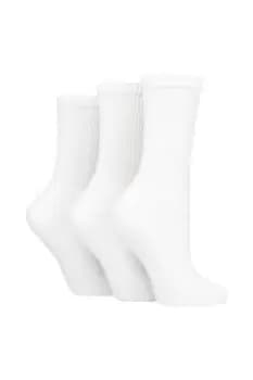 3 Pair 100% Recycled Plain Cotton Sports Socks