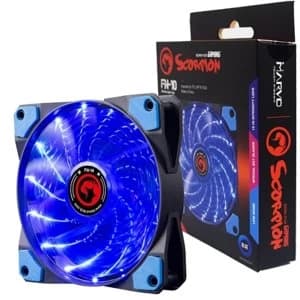 Marvo Scorpion FN-10 Blue 120mm 1200RPM Blue LED Fan