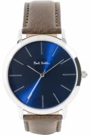 Mens Paul Smith MA Leather Strap Watch P10091