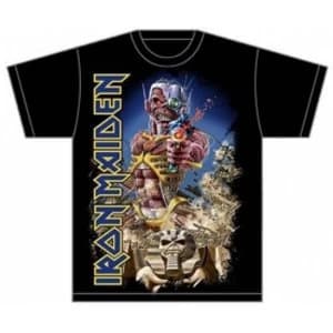 Iron Maiden Somewhere Back in Time Jumbo Mens T Shirt Small