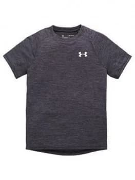 Urban Armor Gear Boys Tech 2.0 T-Shirt, Black/White, Size 13 Years