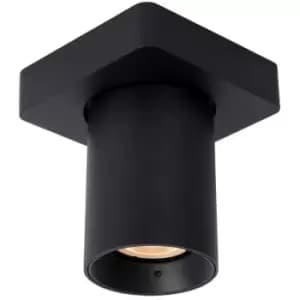 Lucide NIGEL - Ceiling Spotlight - LED Dim to warm - GU10 - 1x5W 2200K/3000K - Black