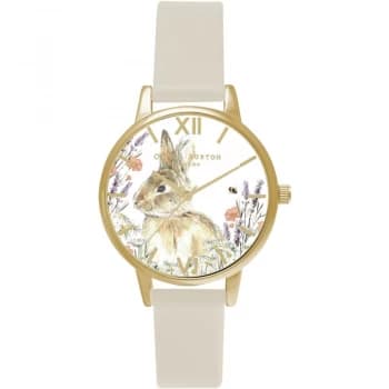 Vegan Friendly Bunny Gold & Nude Watch
