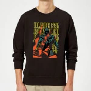 Marvel Avengers Black Panther Collage Sweatshirt - Black
