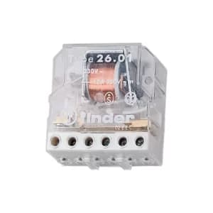 Finder 26.03.8.230.0000 10A Step Relay 230VAC SPST-NO & SPST-NC