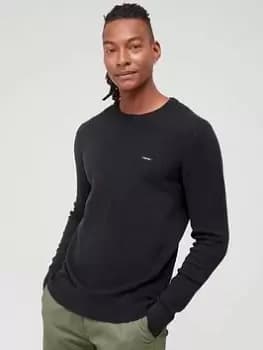 Calvin Klein Structure Sweater - Black, Size 2XL, Men