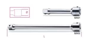 Beta Tools 929/21 1" Square Drive Extension Bar 200mm 009290815