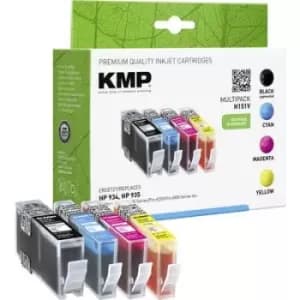 KMP Ink cartridge replaced HP 934, 935 Compatible Set CMYK H151V 1743,8050