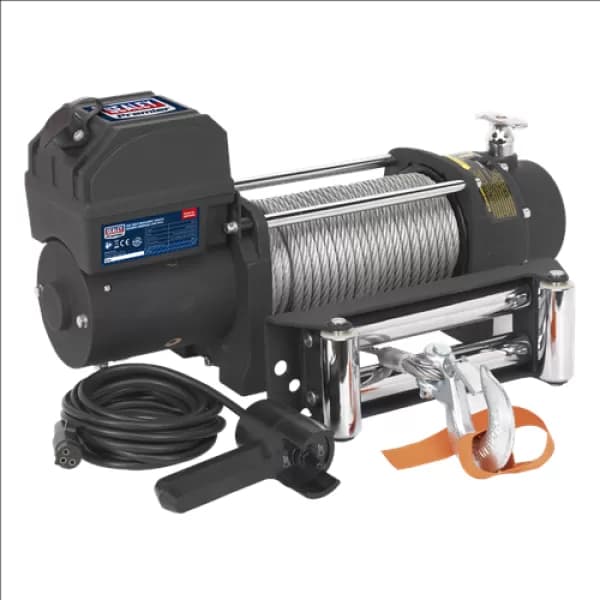 Sealey SRW4300 Self Recovery Winch 4300kg Line Pull 12V