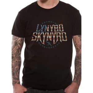 Lynyrd Skynyrd - Stars And Stripes Small T-Shirt - Black