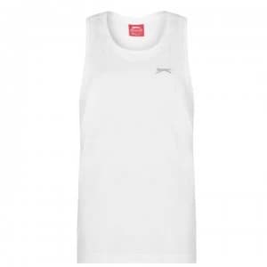 Slazenger Muscle Vest Mens - White