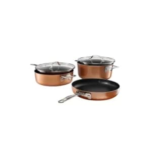 Gotham Steel Stackmaster 5 Piece Pan Set