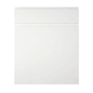 Cooke Lewis Appleby High Gloss White Drawerline door drawer front W600mm Pack of 1