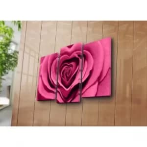 3PATK-20 Multicolor Decorative Canvas Painting (3 Pieces)