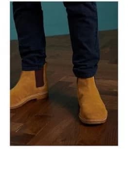 Superdry Desert Chelsea Boots, Sand, Size 7, Men