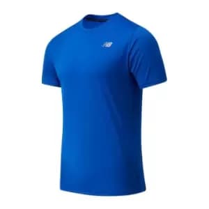 New Balance Running T-Shirt Mens - Blue