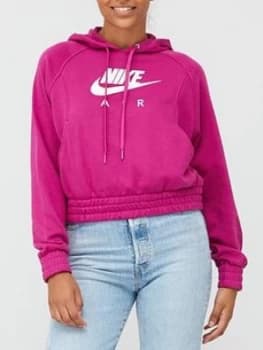 Nike Nsw Air Pullover Hoodie - Cerise