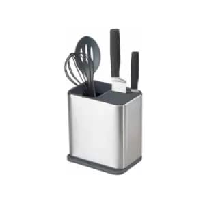 Joseph Joseph Surface Stainless-Steel Utensil Pot - Silver/Grey