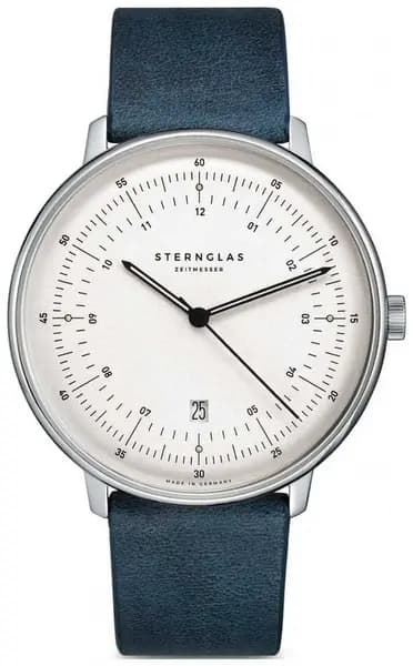 STERNGLAS S01-HH10-VI13 Hamburg Quartz (42mm) White Dial / Watch