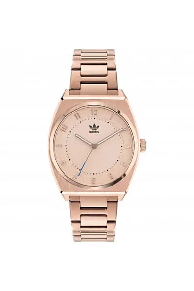 adidas Originals Code Two Stainless Steel Fashion Analogue Quartz Watch - Aosy22028 Rose