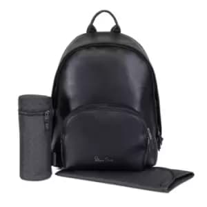 Silver Cross Vegan Leather Changing Rucksack - Black