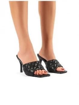 Public Desire Bossy Heeled Sandal - Black