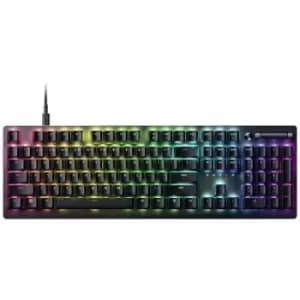 RAZER DeathStalker V2 USB Gaming keyboard Detachable cable, Backlit, Built-in user memory, Multimedia buttons, USB port German, QWERTZ, Windows Black