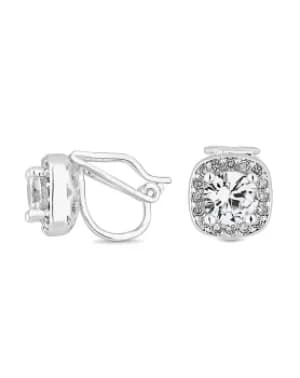 Jon Richard Square Clara Clip Earring