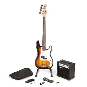 RockJam Bass Guitar Superkit - Sunburst