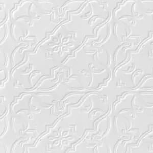 Anaglypta Luxury White Maxwell Textured Wallpaper