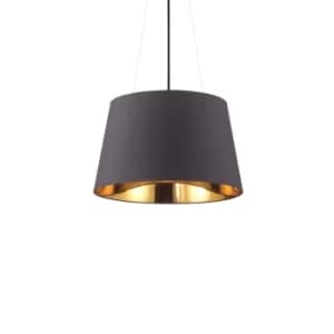 Nordik 4 Light Dome Ceiling Pendant Light Black