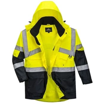 Portwest - S760YNRM - sz M Hi-Vis 2-Tone Breathable Jacket - Yellow/Navy