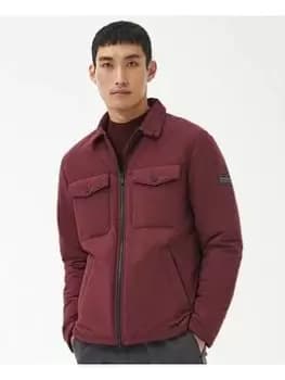 Barbour International District Chest Patch Pocket Jacket - Red, Red Size M Men