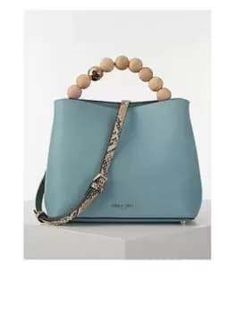 Luella Grey Madeliene Molten Bead Crossbody - Bermuda Blue