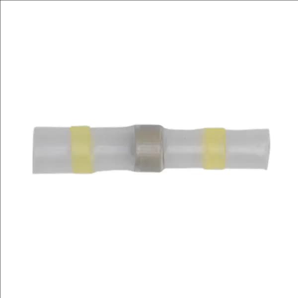 Sealey YTSSB25 Heat Shrink Butt Connector Solder Terminal 12-10 AWG Yellow