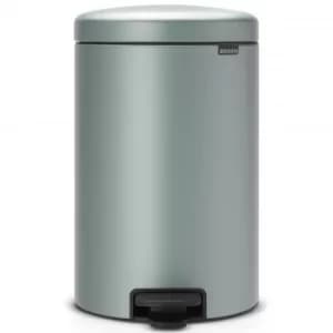 Brabantia newIcon Pedal Bin 20 Litre Plastic Bucket Metallic Mint