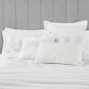 Nalu Nicole Scherzinger Dalisay Kingsize Duvet Cover Set, White & Silver