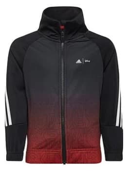 adidas Younger Unisex Mickey Mouse Track Top - Black/Red/White, Black/Red/White, Size 5-6 Years, Women