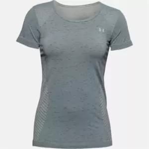 Under Armour Seamless Short Sleeve T Shirt Womens - Green