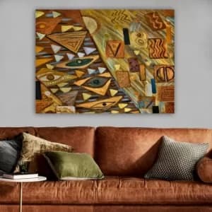 264363845_70100 Multicolor Decorative Canvas Painting