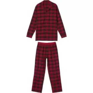 Calvin Klein L/S PANT SET - Red