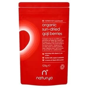 Naturya Organic Sun dried Goji Berries 125g