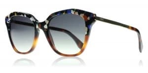 Fendi Glassia Sunglasses Multi Havana / Gold CUA 52mm