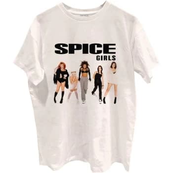 The Spice Girls - Photo Poses Unisex Medium T-Shirt - White
